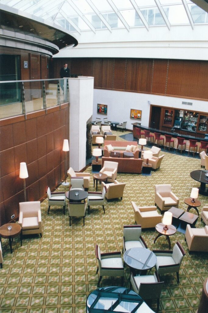 interior design of Hyatt Hotel in Warsaw Agata Słoma